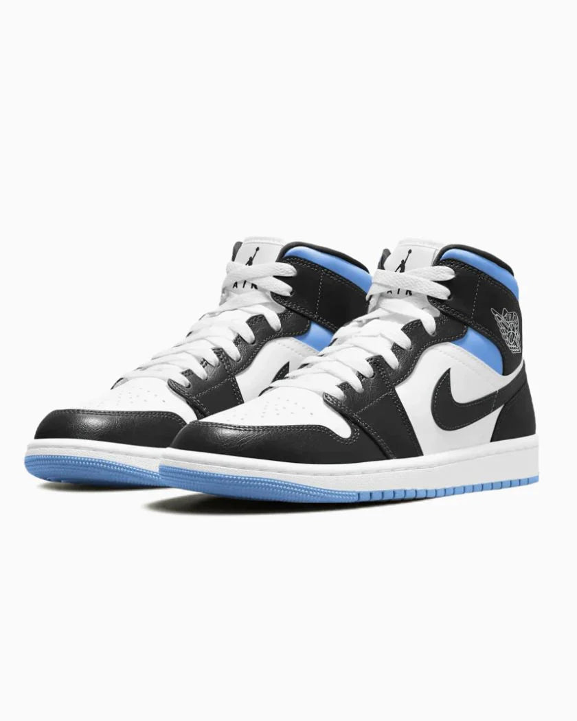 Nike Air Jordan 1 Mid University Black White