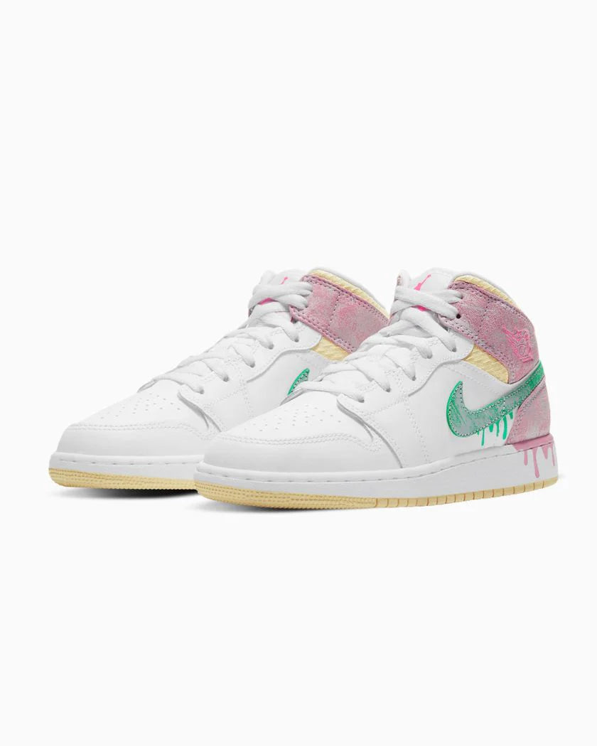 Nike Air Jordan 1 Mid Paint Drip